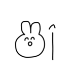 割と適当なうさちゃん（個別スタンプ：4）