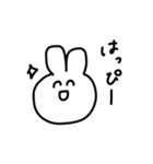 割と適当なうさちゃん（個別スタンプ：9）