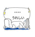 ふきだしクジラ（個別スタンプ：8）