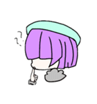 目隠れ少女とその友達 1（個別スタンプ：2）