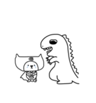 長方形ねこ（個別スタンプ：21）