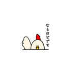 リスくんとニワトリくん（個別スタンプ：16）