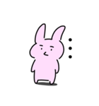 何か言いたげなうさぎ（個別スタンプ：1）
