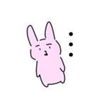 何か言いたげなうさぎ（個別スタンプ：2）