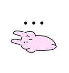 何か言いたげなうさぎ（個別スタンプ：3）