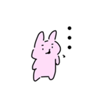 何か言いたげなうさぎ（個別スタンプ：4）