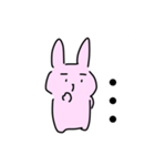 何か言いたげなうさぎ（個別スタンプ：6）