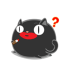 黒い猫は黑doudou、ただのカジュアル（個別スタンプ：21）