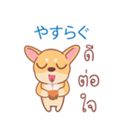 タイ語・日本語通訳チワワ犬のカッパーくん（個別スタンプ：29）