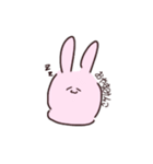 バカっぽさが否めないうさぎさん（個別スタンプ：4）
