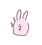 バカっぽさが否めないうさぎさん（個別スタンプ：6）