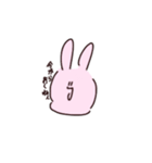 バカっぽさが否めないうさぎさん（個別スタンプ：10）