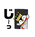 王様風ペンギン（個別スタンプ：14）