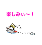 王様風ペンギン（個別スタンプ：31）