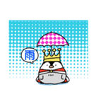 王様風ペンギン（個別スタンプ：33）