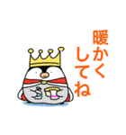王様風ペンギン（個別スタンプ：35）