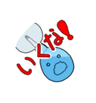 ナスフラスコくん。（個別スタンプ：6）