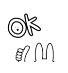 やる気のないうさぎ！（個別スタンプ：4）