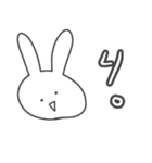 やる気のないうさぎ！（個別スタンプ：9）