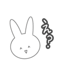 やる気のないうさぎ！（個別スタンプ：11）