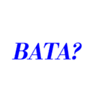 バタのバタバタスタンプ（個別スタンプ：40）