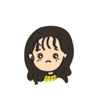 もじゃボーイのガールフレンド（個別スタンプ：2）