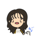 もじゃボーイのガールフレンド（個別スタンプ：10）