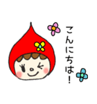 ずきんちゃんがお花屋さん（個別スタンプ：2）
