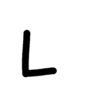 英語スタンプ大文字（個別スタンプ：12）