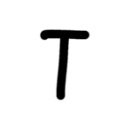 英語スタンプ大文字（個別スタンプ：20）