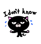 ツヤ猫☆黒ネコ（個別スタンプ：10）