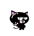 ツヤ猫☆黒ネコ（個別スタンプ：35）