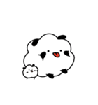 ふわふわ綿の子犬（個別スタンプ：4）