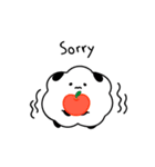 ふわふわ綿の子犬（個別スタンプ：14）
