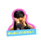 ほわちょこ「見上げる魚と目が合うか？」（個別スタンプ：7）