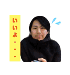 ほわちょこ「見上げる魚と目が合うか？」（個別スタンプ：11）