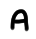 5さいの ろーま字（個別スタンプ：1）