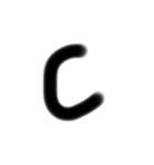 5さいの ろーま字（個別スタンプ：3）