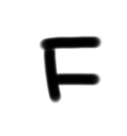 5さいの ろーま字（個別スタンプ：6）