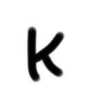 5さいの ろーま字（個別スタンプ：11）