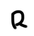 5さいの ろーま字（個別スタンプ：17）