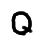 5さいの ろーま字（個別スタンプ：18）