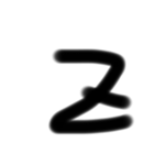 5さいの ろーま字（個別スタンプ：25）