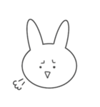 やる気のないうさぎ〜ふぇいす編〜（個別スタンプ：12）