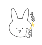 やる気のないうさぎ〜ふぇいす編〜（個別スタンプ：19）