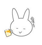 やる気のないうさぎ〜ふぇいす編〜（個別スタンプ：36）