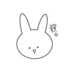 やる気のないうさぎ〜ふぇいす編〜（個別スタンプ：40）