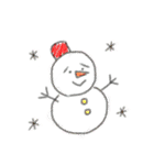 冬に使えるスタンプ(ほぼクリスマス)（個別スタンプ：1）