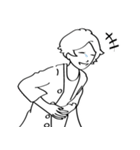 ハンサムショートの女の子（個別スタンプ：16）