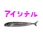 さかな B 手書き風文字（個別スタンプ：32）